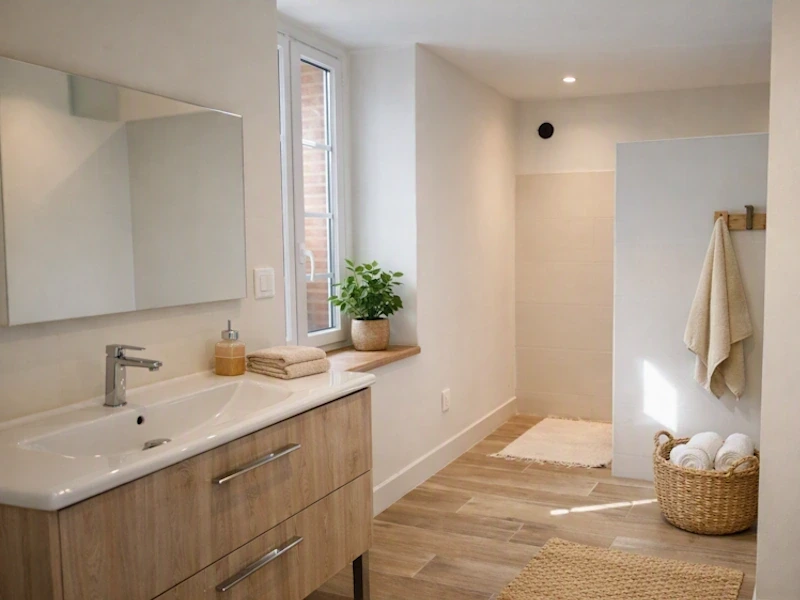 Agencement intérieur - cuisine et salle de bain